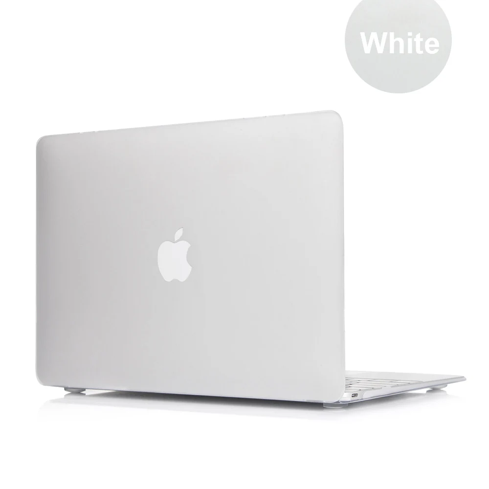 Чехол для ноутбука Apple Macbook Air 13 A1932 Pro retina 11 12 13 13,3 15 сенсорная панель для Macbook Air 13 A1396 A1466+ крышка клавиатуры - Цвет: Белый