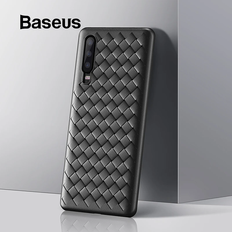 

Baseus For Huawei P30 P30 Pro Case Luxury Weaving Grid Pattern Case For Huawei P30 Pro Back Phone Cover Ultra Thin Soft Coque