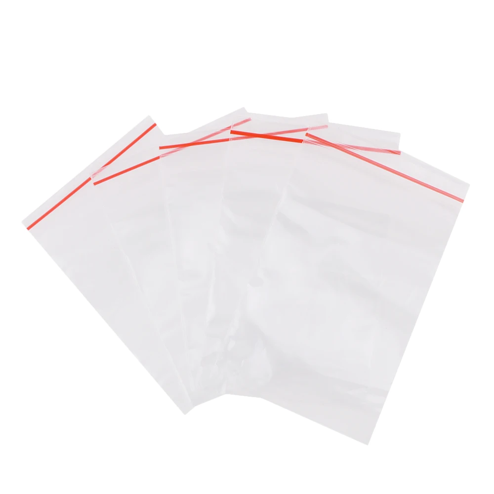 20 размеров дешевле герметичные прозрачные пластиковые пакеты с застежкой-молнией для упаковки ювелирных изделий хранения закусок