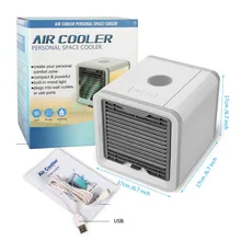 Best Offers 16.5x16.5x17cm mini air cooler three-speed adjustable USB charging home bedroom living room portable air conditioning fan Best Offers 16.5x16.5x17cm mini air cooler three-speed adjustable USB charging home bedroom living room portable air conditioning fan