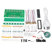 51Pcs/Set SCM Laser Harp Electronic Organ Piano Music Box Puzzle Electronic DIY Technology Kit Integrated Circuits