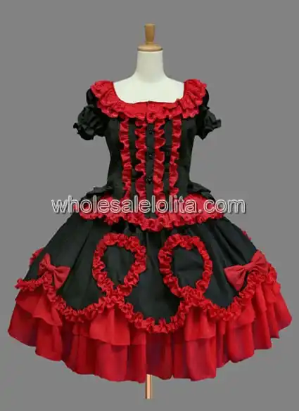 lolita dress red