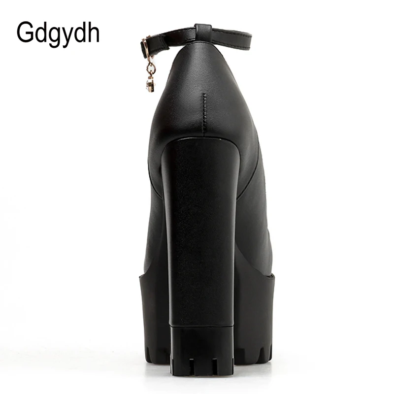 Gdgydh/женские туфли лодочки с ремешком на щиколотке демисезонные пикантные