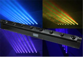 

8pcs 10w rgbw 4in1 led sweeper moving beam led lighting moving head led beam dmx led pixel light
