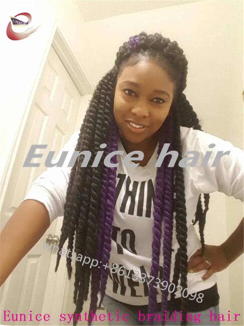 12 Strands Piece Crochet Braiding Hair Extensions Beauty Havana