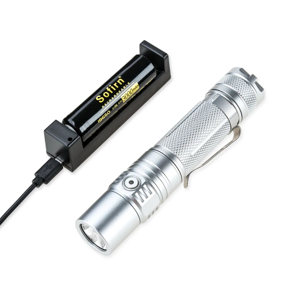 Sofirn Новый SP32A V2.0 высокое Мощность светодиодный фонарик 18650 Фул Cree XPL2 1300lm факел