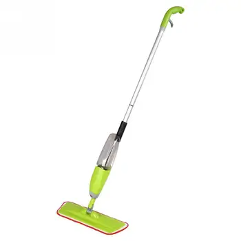 

Water Spray 360 Degree Rotating Flat Mop Floor Cleaner Dust Household Tool