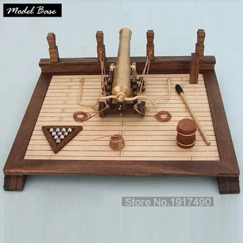 

Ship Model Kit Gun Scene Hobby Wood Boat Models Ancient Wooden Models 3d Laser Cut Scale Model 1/30 High Simulation Boat Body