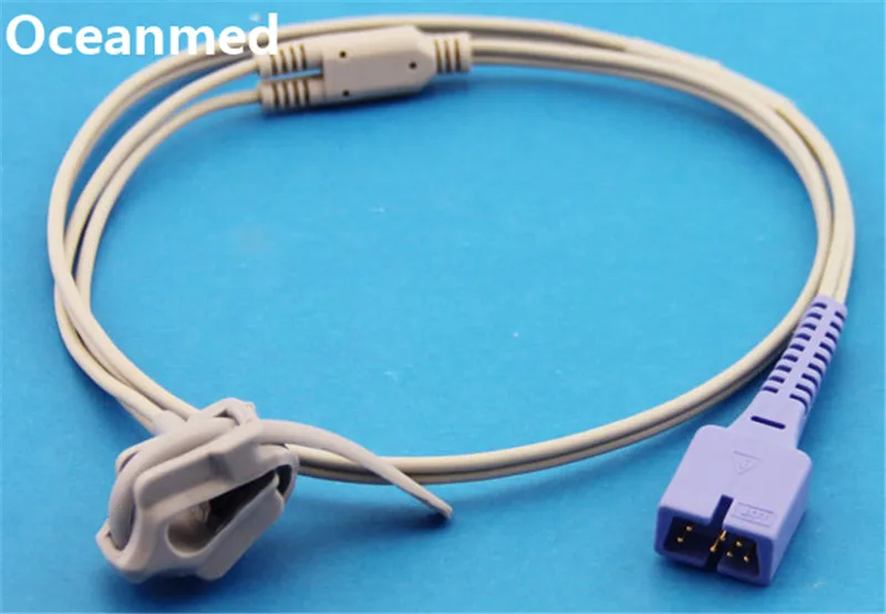 

Resuable Neonatal Baby SpO2 Sensor Compatible for Nellcor Oxismart 7 Pins, Non Oximax, 1m/3ft Short Cable