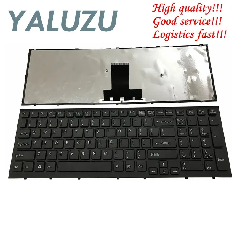 YALUZU для sony Vaio VPC-EB VPCEB VPC EB серии Клавиатура ноутбука черный США