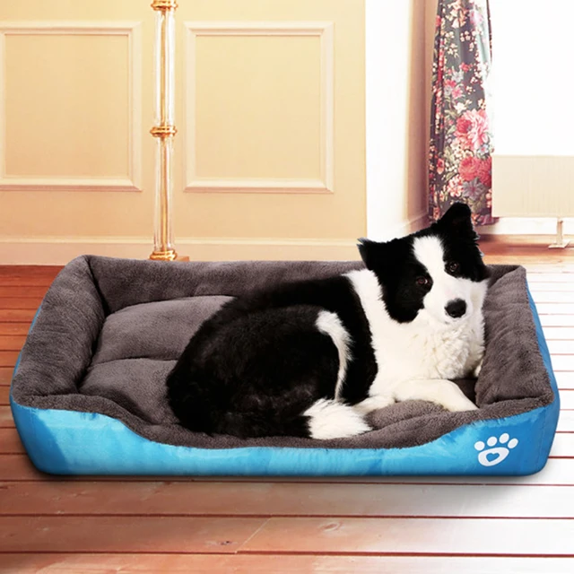 PAWING Pet Dog Bed Warming Dog House Soft Material Nest Dog Baskets Fall and Winter Warm Kennel For Cat Puppy  2