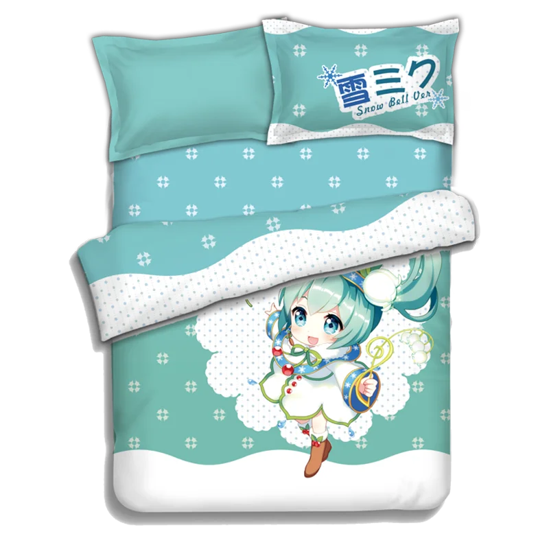 Anime Bed Sheet Set : Bleach Kurosaki Ichigo Bedding Set 3pcs Anime