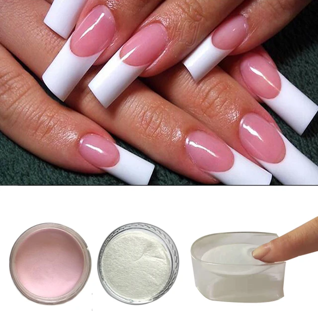 1box Dip Powder 2 Case Pink White Transpa Random Color 1box Dip Powder 2 Case Pink White Transpa Random Color Without Lamp Cure Nails