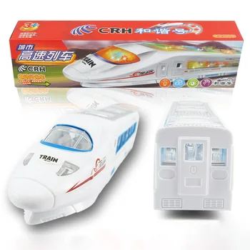 

1 Pcs 33 CM Electric CRH High-speed Train Model LED Flashing Lights Sounds Music Changes Directions Children Kids Toys For Boys