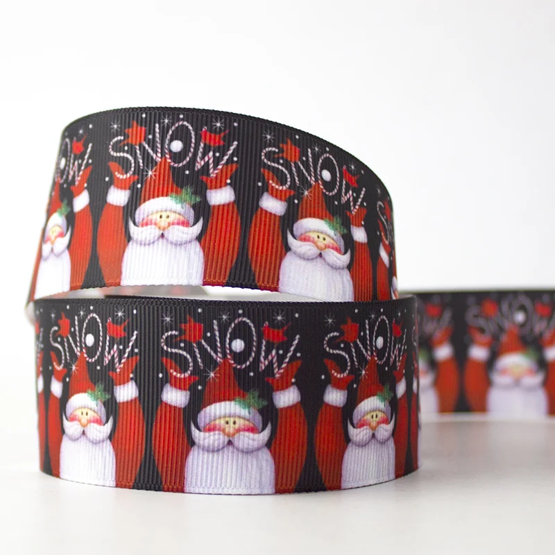 

38mm Christmas party decorations grosgrain ribbon Hair Accessories ribbon headwear hair bow diy party decoration