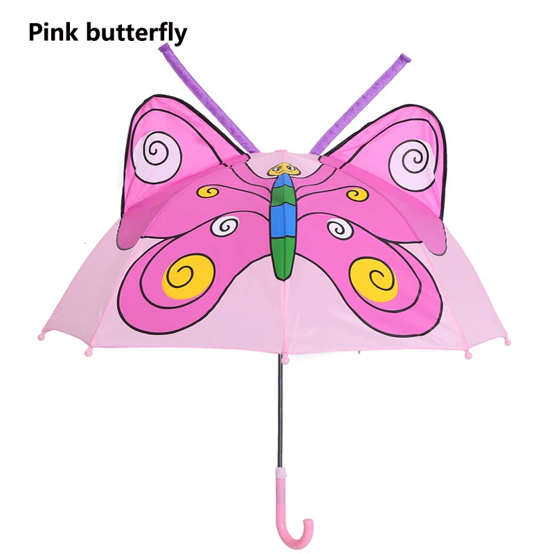 1" Милый милый детский зонтик, Неавтоматические зонты с длинными ручками, Мультяшные зонтики для детей, детские зонтики - Цвет: style 20