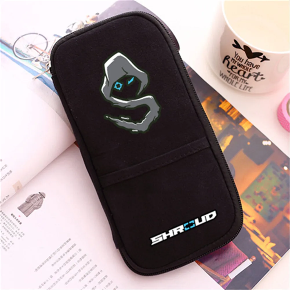 

Zshop Computer Game C9 Coin Purse in Black Color Canvas Zipper Cloud9 Change Purse Shroud