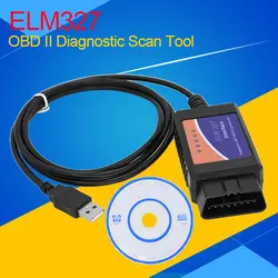 ELM327 USB Интерфейс OBD2 разъем ELM 327 В 1,5 OBD 2 V1.5 Авто сканер автомобильный диагностики ELM-327