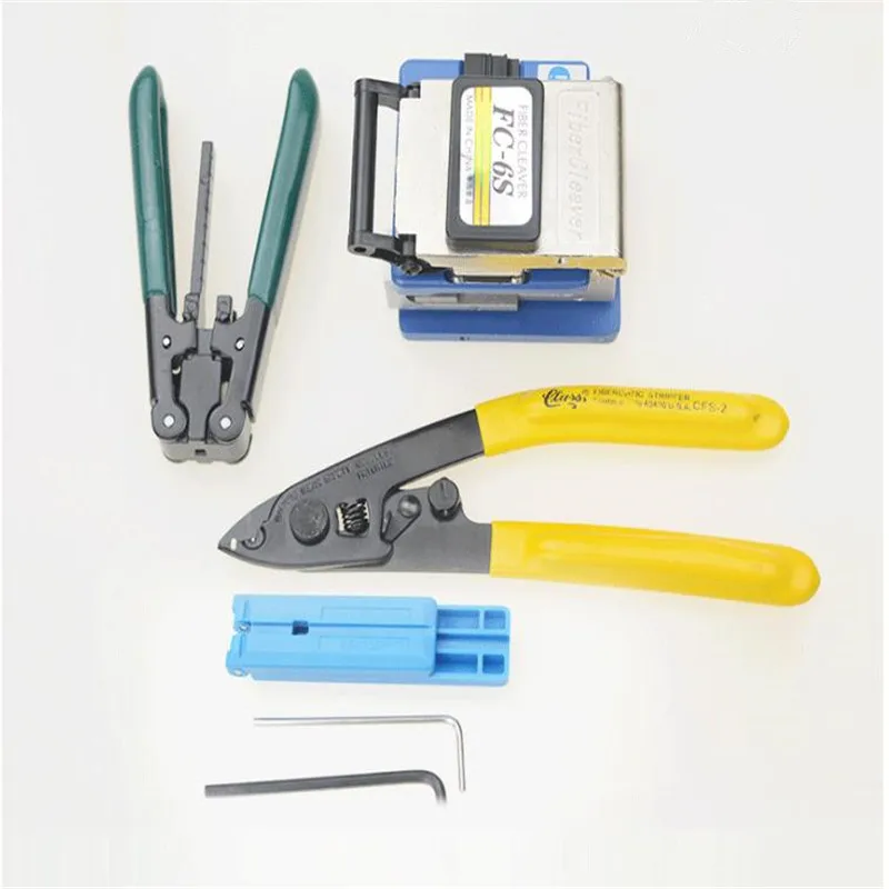 imágenes para Kits de Herramienta de fibra óptica Fc-6S Cuchilla de la Fibra de metal cubiertos pelar cables de puerto doble pinza Miller longitud dispositivo de guía de la tira imágenes para Kits de Herramienta de fibra óptica Fc-6S Cuchilla de la Fibra de metal cubiertos pelar cables de puerto doble pinza Miller longitud dispositivo de guía de la tira