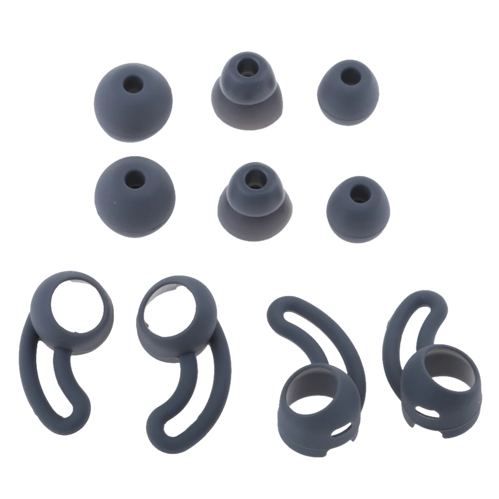2Pairs Silicone Replacement Eartips Ear Hook For Beats X Urbeats Non-toxic Harmless Sports Tips Soft Ear Hook Durable Re-usable
