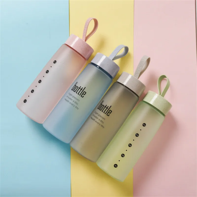 1 pcs عالية الجودة 500 ml بسيط تسرب ماء البلاستيك زجاجة جولة المشي الرياضات المائية زجاجة المحمولة بلدي المفضلة زجاجات-B 1 pcs عالية الجودة 500 ml بسيط تسرب ماء البلاستيك زجاجة جولة المشي الرياضات المائية زجاجة المحمولة بلدي المفضلة زجاجات-B