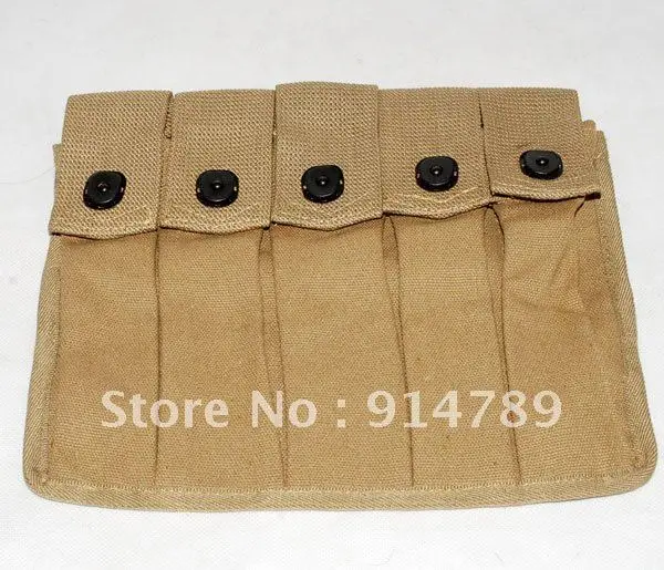 

WWII US AMRY THOMPSON MAGAZINE POUCH 5 CELL 30 ROUNDS -31836