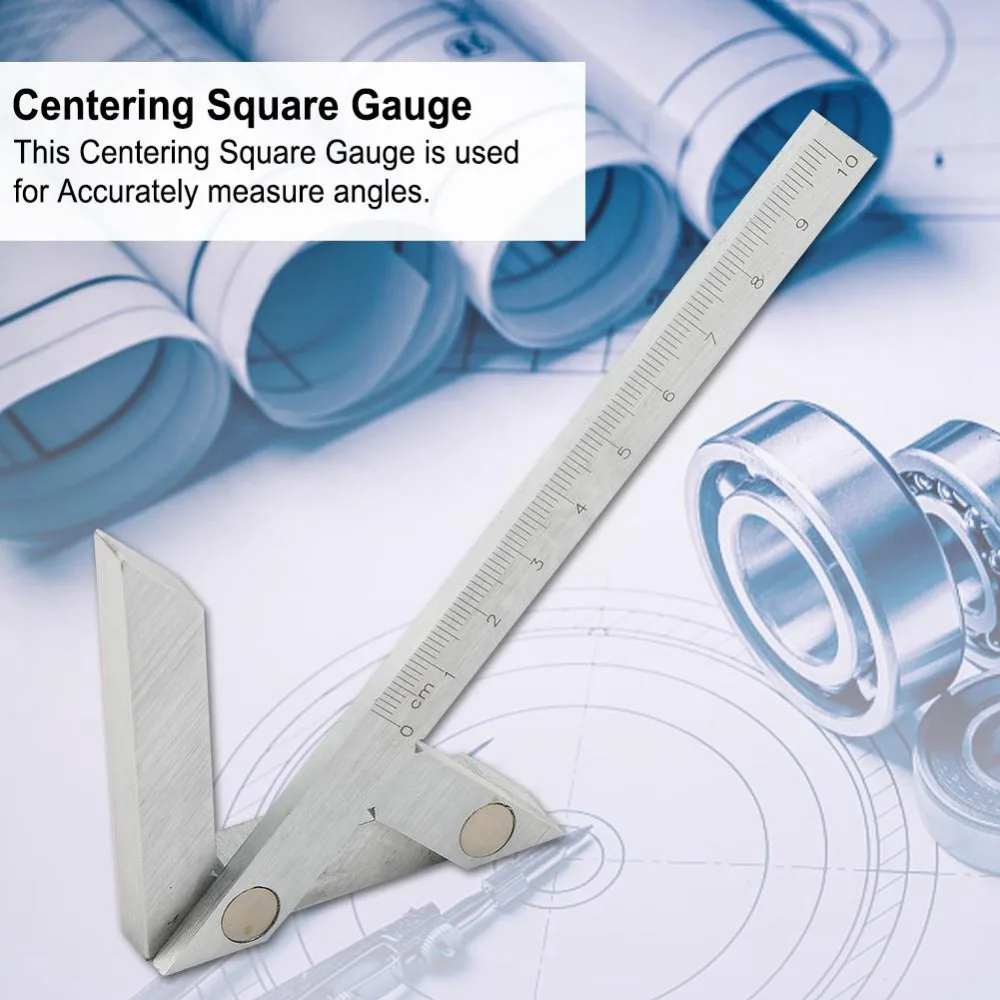 1 Pcs Center finding Gauge Centering Square 100x70mm Gauging Center