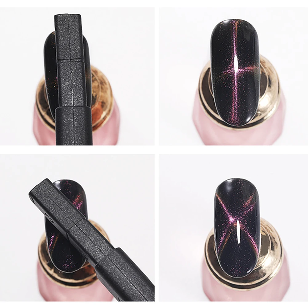 DIY Nail Art магнитная наклейка для ногтей 3D кошачий глаз МАГНИТ ручка для УФ гель-лака цветочный дизайн ногтей Инструменты ручка
