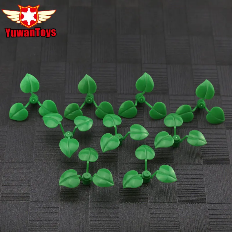 80Pcs MOC City Friend Garden Plants Grass Building Blocks Mini Trees Plants DIY Blocks Baseplate Small