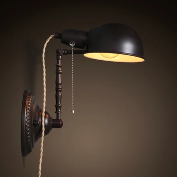 

Retro Nordic wall lamp old folding Wall Lamps can adjust the old classical retractable coffee shop wall lamps LU628 ZL411