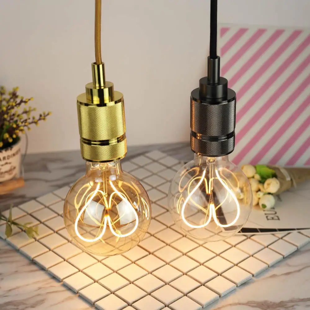 SOLLED G95 LED Dimmable Retro Loving Heart Filament Edison Bulb Decoration | Освещение