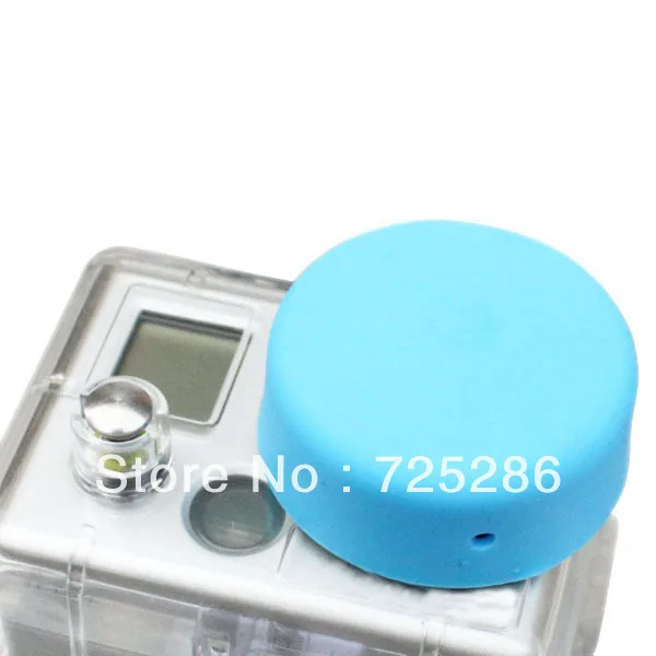 NEW Gopro Camera accessories Silicone Lens Cover Protective Waterproof Soft case Cap 3 colors for GoPro Hero2+30PCS +Free ship |
