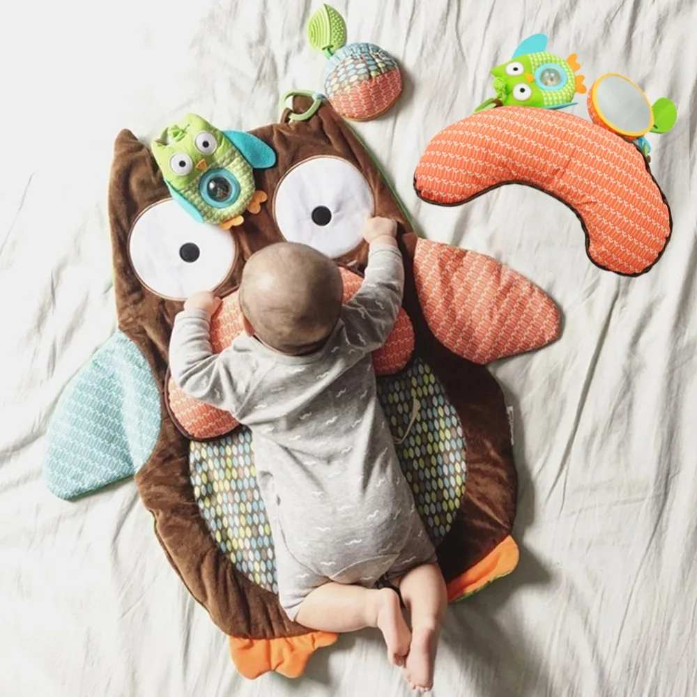 Baby Activity Crawling Play Mats Owl Animal Kids Game Soft Mat Children
