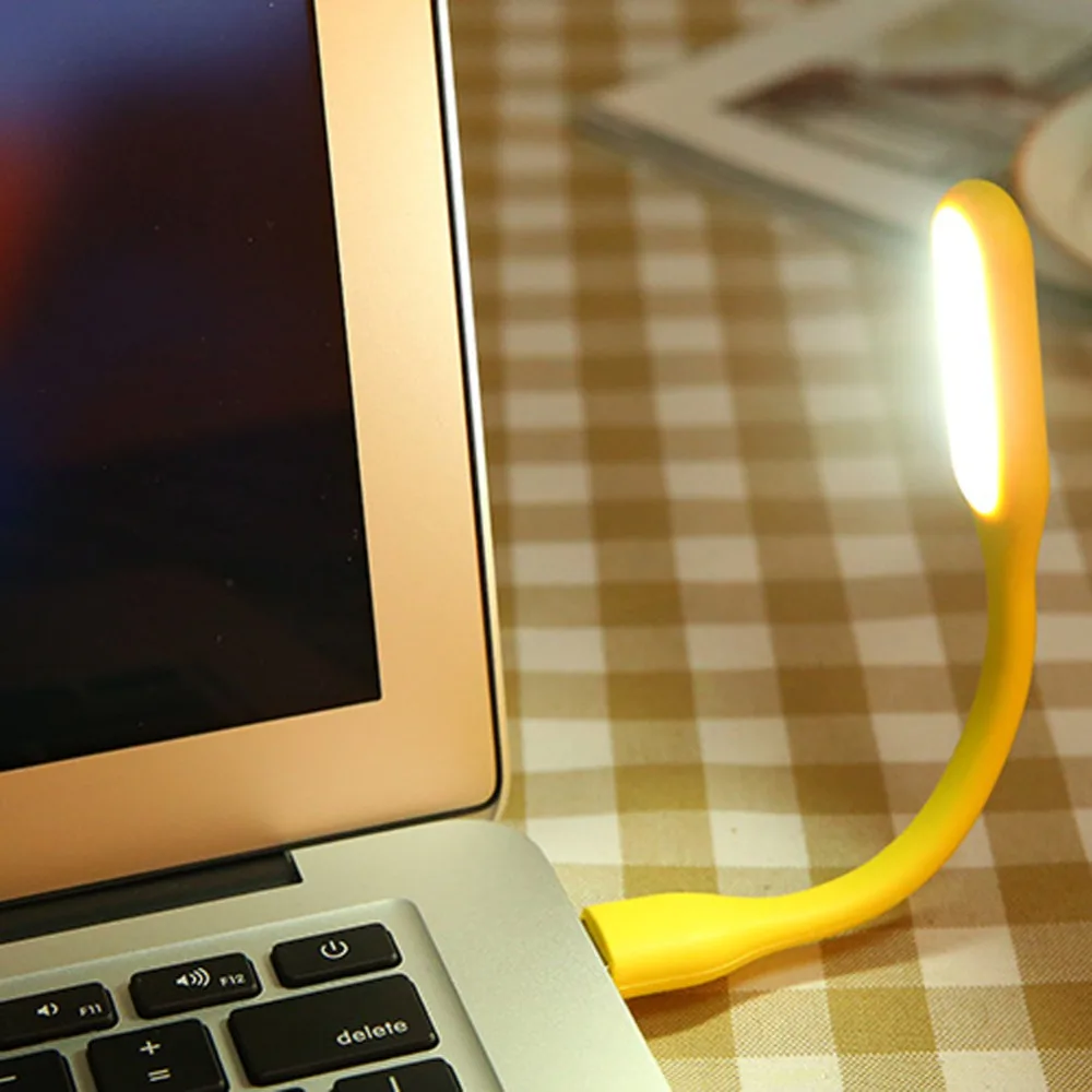 Мини USB свет ультра яркий гибкий 5 Вт LED книги ночник лампа с зарядным устройством