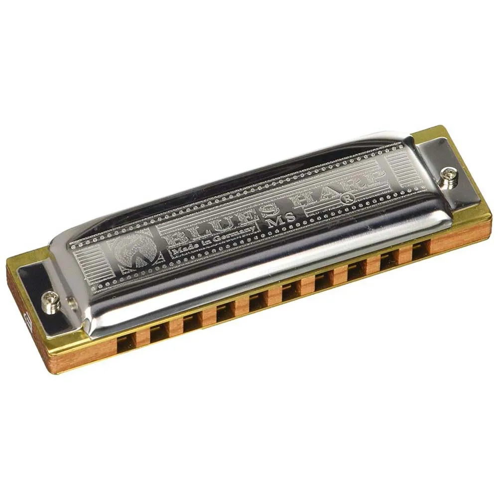 Hohner MS سلسلة البلوز القيثارة 532/20 سلم موسيقي هارمونيكا 10 ثقوب 20 لهجة الفم الجهاز الأصلي البلوز القيثارة مفتاح C الموسيقية الآلات
