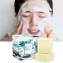 Sea мыло с солью прыщи, акне лечения козьей увлажняющее молочко для умывания мыло