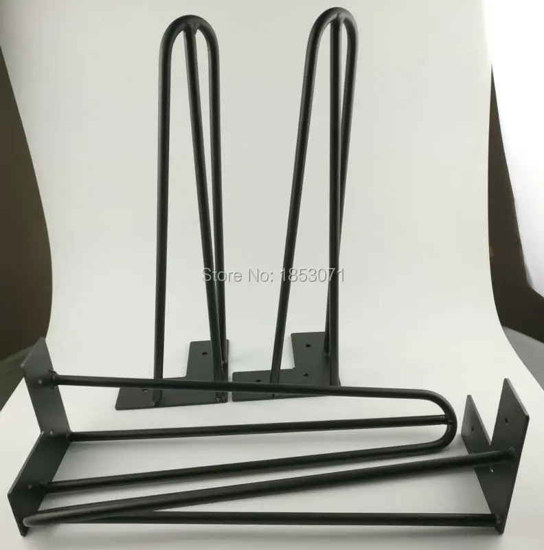 4x16 Altezza 3 Rod Mobili Tornante Nero Gambe Tavolo Fai