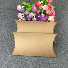 30 шт./лот разные размеры Kraft Бумага черная подушка Форма коробка подарочная демонстрационный пакет чехол для игрушечная Конфета подарок принимаем логотип на заказ