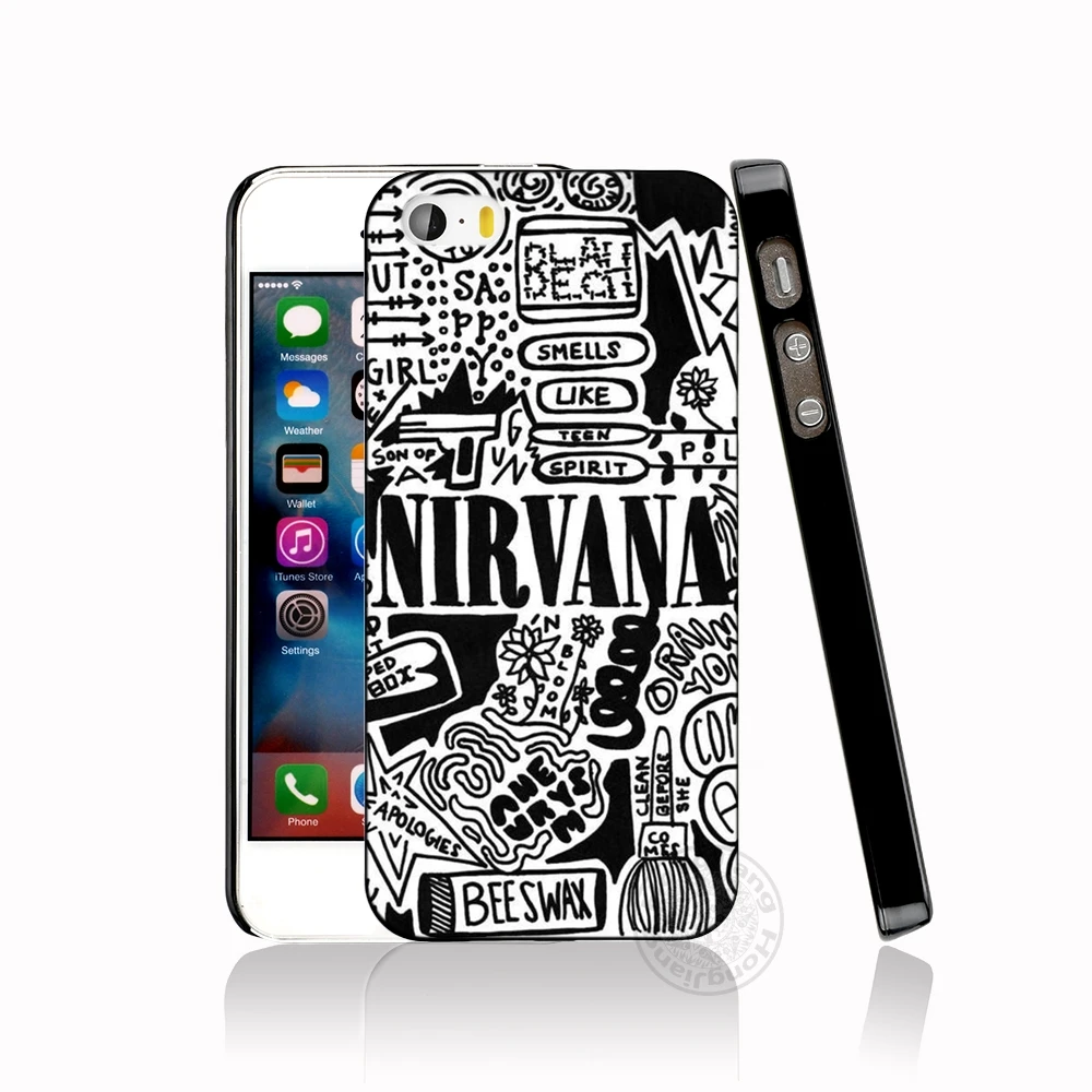 HAMEINUO Nirvana Kurt Cobain чехол для сотового телефона для iphone 6 4 4s 5 5s SE 5c 6 6s 7 8 plus чехол для iphone 7 X
