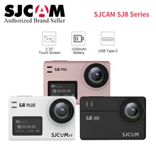 SJCAM SJ8 Pro/SJ8 Plus/SJ8 Air Экшн-камера yi 4K pro Водонепроницаемый Анти-встряхивание двойной сенсорный экран WiFi Пульт дистанционного управления Спорт DV