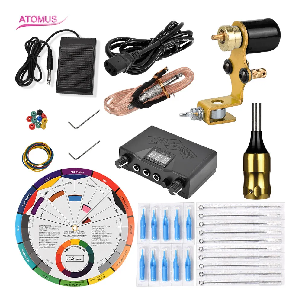 

Tattoo Machine Rotary Kits Tatuaje Professional Kalici Makyaj Setleri Kits Tools Tatuagem Proficional Kit Tattoo Profesional Set