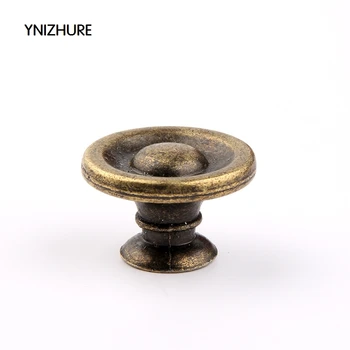 

Ynizhure 10pcs 27*17mm Antique Handle High Quality Fast Shipping Mini Hole Small Drawer Puxador Knob Tiradores Muebles