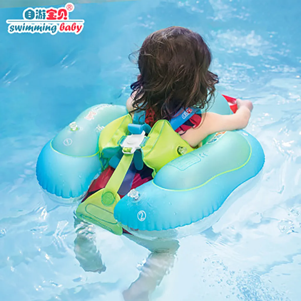 Детский Надувной круг для плавания с двойной ручкой безопасное детское кресло-поплавок для плавания в бассейне надувные игрушки для плавания ming 2,0
