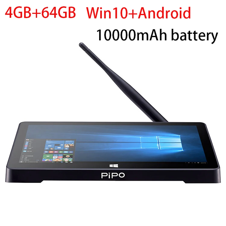 10," PiPo X10 Pro мини ПК Win10 ТВ коробка intel X5-Z8350 Четырехъядерный 4G/2G ram 32G rom 1920*1280 HDMI WiFi - Комплект: 4GB 64Gb Dual OS