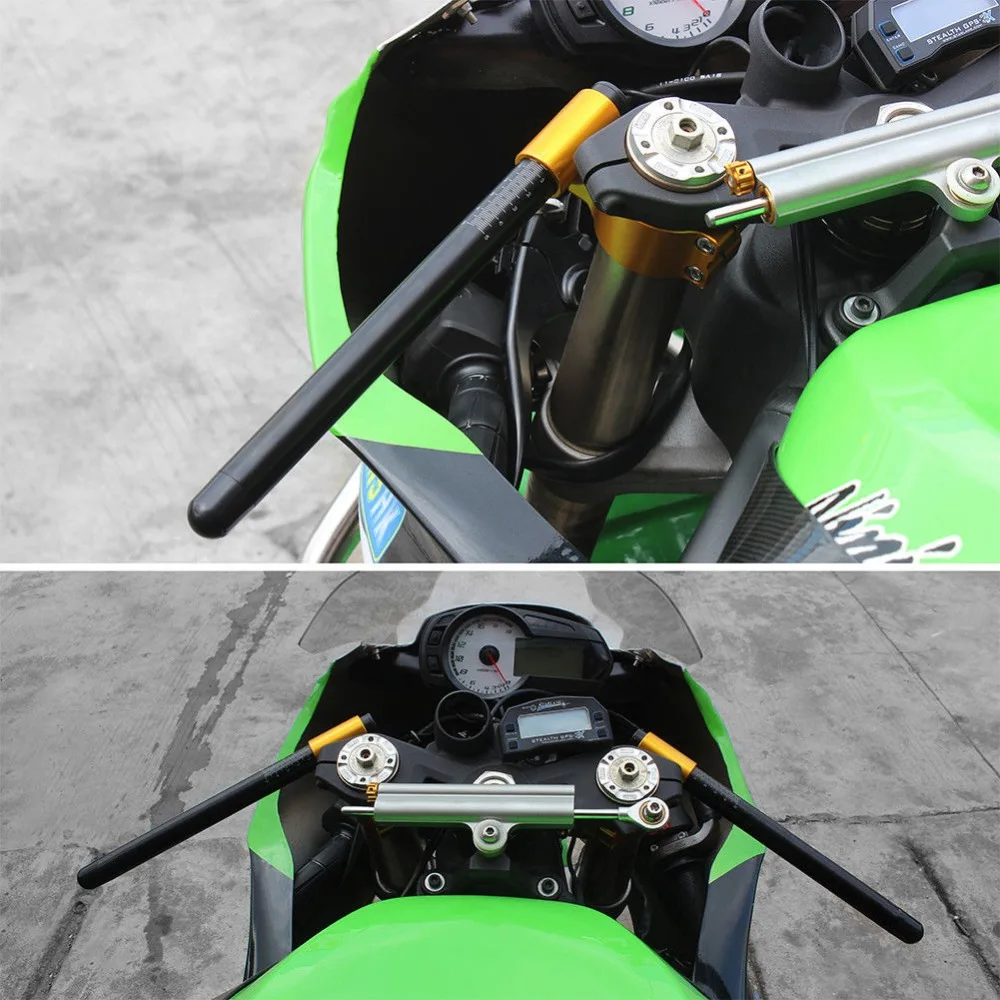 Мотоцикл 55 мм вилка зажим Ons руль для BMW S1000RR/S1000R/HP4 2009 2010 2011 2012 2013- Clip-Ons бары ручки