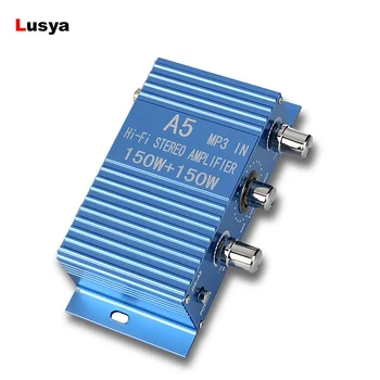 

DX-A5 Mini Amplifier 30W*2 2.0 Power Amplifier Car Computer Speaker Small Power Amplifiers TDA1519 DC12-15V