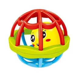 Мягкие Пластик Детские захватывающие Белл шаровые игрушки Погремушки звук Обучающие прокатки мячи Младенческая малышей Прорезыватель