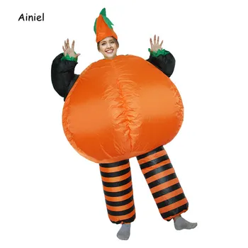 

Halloween Pumpkin Inflatable Cosplay Costumes Fancy Large Mascot Inflatable Pumpkin Halloween Costume Adult Fun Toys Men Themed