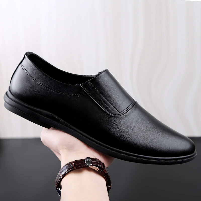 

Italian Men Shoes breathable Genuine Leather Men Loafers Moccasins fashion Slip on Men's Flats Breathable Male Driving Shoes n1
