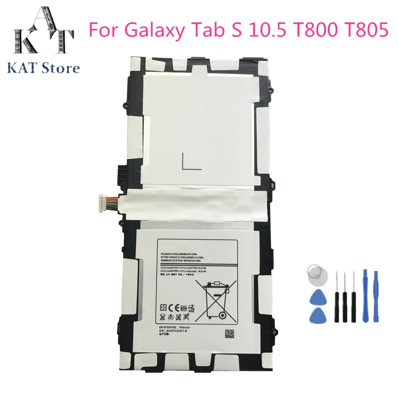 Аккумулятор для планшета Samsung GALAXY Tab S 10 5 T800 T801 T805 литий ионные аккумуляторы 7900 мАч